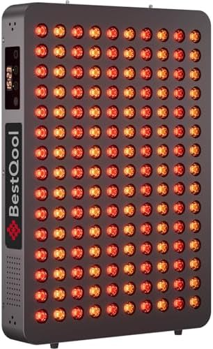 BestQool Red Light Therapy Panel, 4 Wavelengths Red & NIR, 150 LEDs, 250W by Bestqool