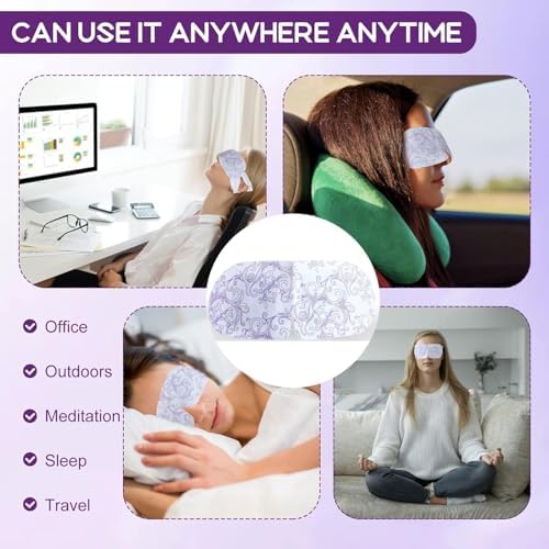 XPCARE 72 Pack Steam Eye Mask Disposable for Dry Eyes Cornea Care-Unscented - Image 7