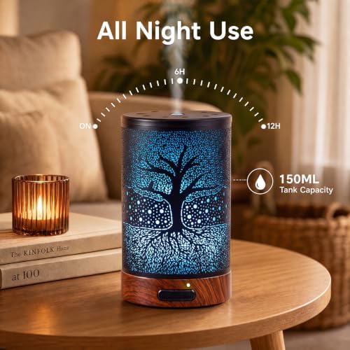 EQUSUPRO Essential Oil Diffuser for Home Fragrance & Aromatherapy 150ml - Image 6