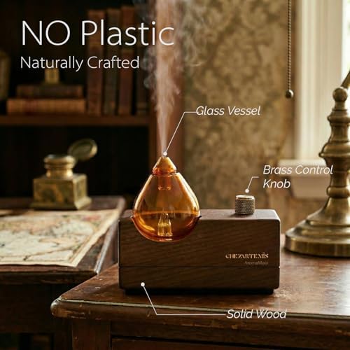 Amber Retro Waterless Essential Oil Diffuser for Aromatherapy - Image 5
