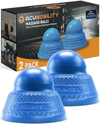 Acumobility Massage Ball Roller 2 Pack - Trigger Point - Massage Balls by Acumobility