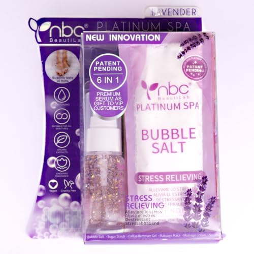 Pedicure Foot Soak Set - Upgraded 6 in 1 Foot Spa, Foot Bath Spa, Pedicure Kit for Tired & Dry Cracked Feet, Athletes Feet, Bad Odor, Softens Calluses (3 Set Lavender) - Image 6