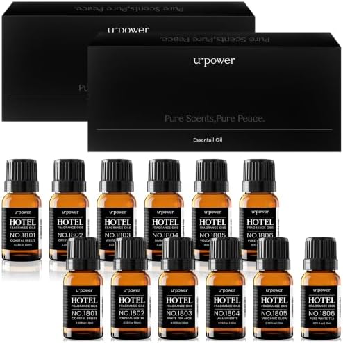 URPOWER Hotel Collection Diffuser Oil Essential Oils for Diffusers for Home by URPOWER
