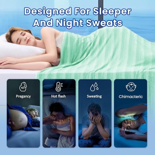 GOHERO Cooling Blanket for Hot Sleepers Cold Summer Blanket Throw 50"x70" - Image 4