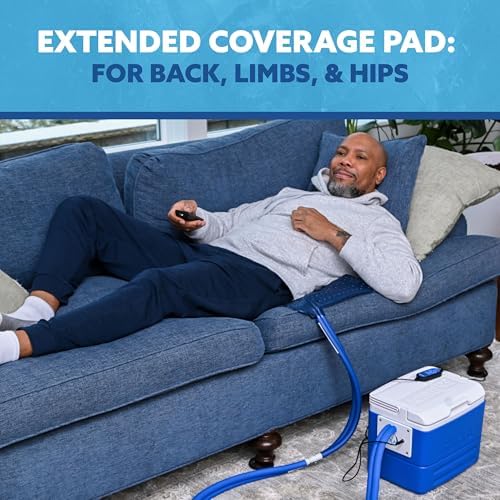 Polar Active Ice® 3.0 Cold Therapy System w/Programmable Timer, Extended Coverage Back, Hip and Limb Compression Pad, 9 Quart Cooler, Quiet Pump, Strong Cryotherapy Pain Relief Treatment - Image 3