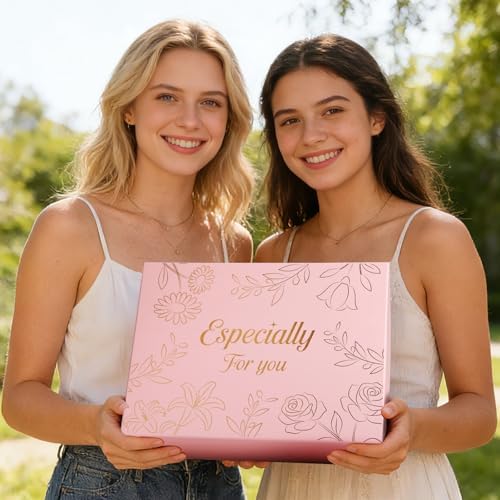 Get Well Soon Gifts Baskets for Women Self Care Gifts,Birthday Gifts for Women Spa Care Package, Set for Mom Wife Girlfriend Sister Best Friend (Pink) - Image 3