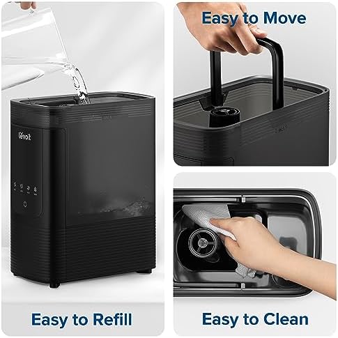 Levoit 6L Smart Warm and Cool Mist Humidifiers for Home Bedroom, 60H - Image 7