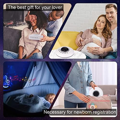 FamiSym White Noise Machine for Kids, Sound Machine Baby with 7 Starry Ambient Night Light, 28 Soothing Sounds Sleep Noise Machine Maker Ideal Gifts for Kids Adults Bedside Travel Nursery - Image 5