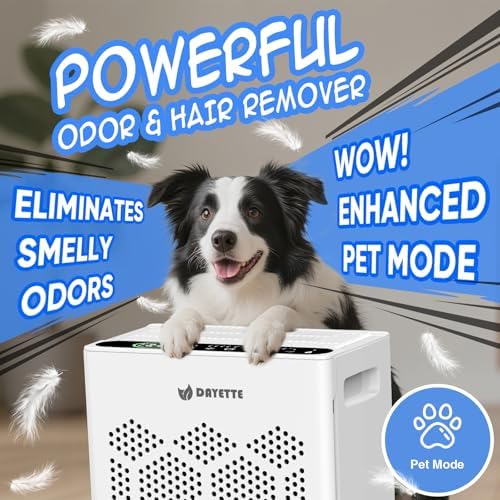 DAYETTE Air Purifiers for Home Large Room Up to 2400 Ft² with Fragrance, Smart WiFi Alexa Control,Auto Mode, HEPA 14 Air Purifier with Washable Prefilter for Bedroom, Dorm Room, Pets, Office - Image 6