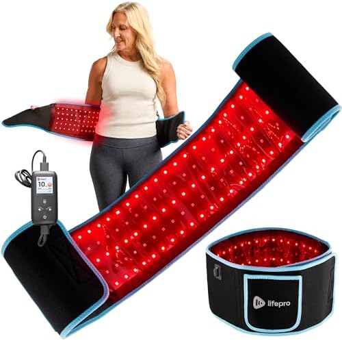 Lifepro Allevared Red Light Therapy Belt -105 Triple Chip LED Belt by Lifepro