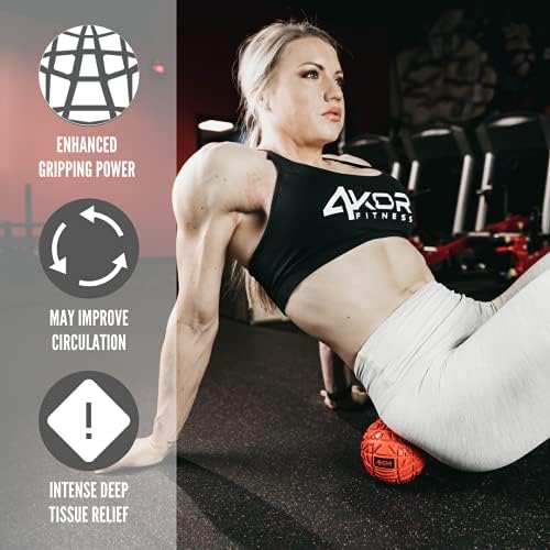 4KOR Massage Balls for Trigger Point Therapy - Myofascial Release Ball - Muscle Relief for Back, Neck, Shoulder, Foot Pain - Fitness Massage Balls for Mobility - Deep Tissue Release Ball - Image 3