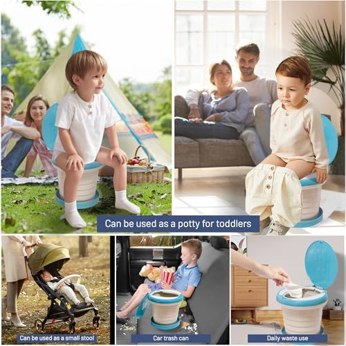 Portable Potty for Toddler,Travel Potty Seat for Toddler,Travel Toilet Kids - Image 6