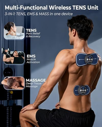 KingPavonini Wireless TENS Unit Muscle Stimulator, Back Pain, Model SM9116 - Image 2