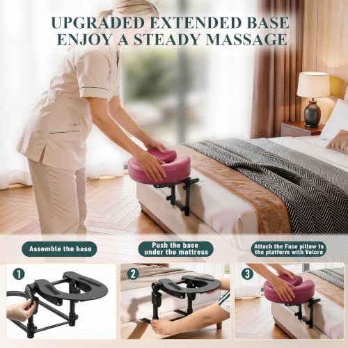 Massage Headrest for Bed, Face Down Massage Pillow & Face Cradle - Image 4
