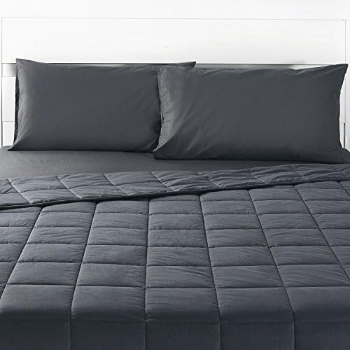 TONGDADA Weighted Blanket (Dark Grey, 90''x108'' 50lb) - Image 2