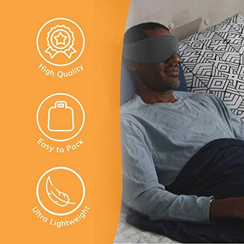 HappyLuxe Sleep Mask for Women & Men | USA Made Eye Masks for Sleep - Image 6