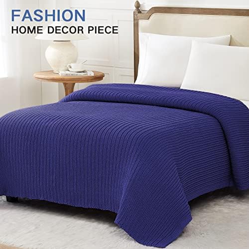 Guohaoi Knitted Weighted Blanket for Adults, 50"x75" 12lbs Full/Queen Size - Image 4