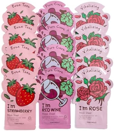 TONYMOLY I'm Face Sheet Masks - Hydrating & Soothing Korean Skincare by Unknown