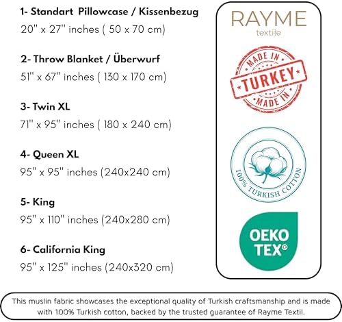 Muslin Blanket - Pure 100% Turkish Cotton Airy Soft Light Versatile Gauze Throw Blanket for Bed, Couch, Sofa (Dark Brown, Throw Size (50" x 66" inch)) - Image 4