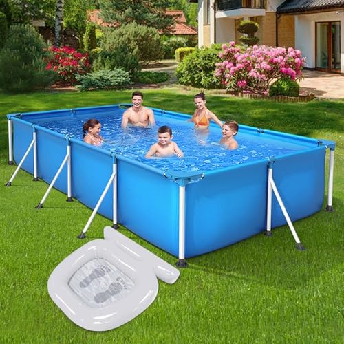 Inflatable Pool Foot Bath Basin, Portable Foldable Foot Wash Bath Basin for Soaking Feet, Beach, Hot Tub Spa, Above & In-Ground Swimming Pool Entry Ladder (White) - Image 6