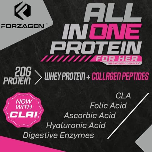 Forzagen All in One Protein for Her, Protein Powder for Women with Collagen Peptides (2 Pound (Pack of 1), Matcha Latte) - Image 3