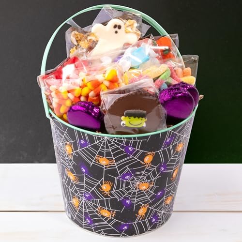 Halloween Spooky Basket Gift with Candy, Chocolate and Halloween Treats, Boo Baskets - Image 3