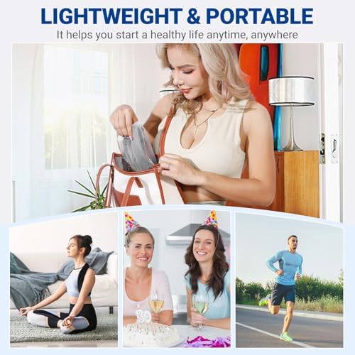 Posture Corrector for Women & Men, Adjustable Upper Back Brace Straightener - Image 5