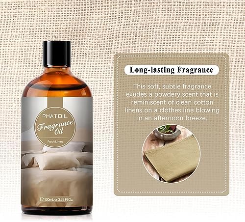 PHATOIL Fresh Linen Fragrance Oil for Diffuser Aromatherapy 3.38FL.OZ - Image 6