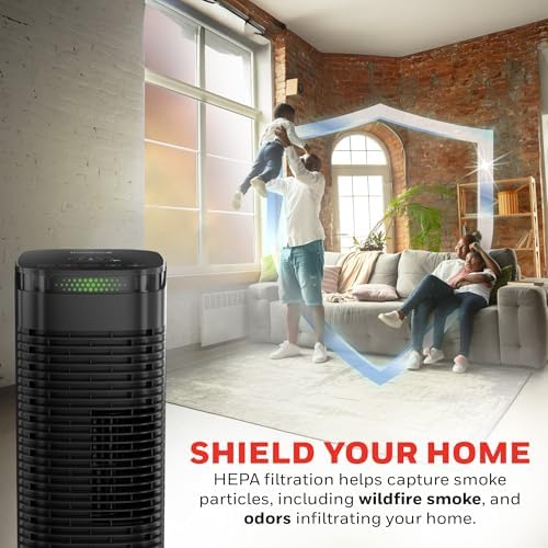 Honeywell HEPA Air Purifier for Home, 990 Ft² Rooms in 1 Hour, HPA180 - Image 3