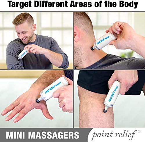 Point Relief 14-1050 Mini Massager for Handheld Targeted Massage Therapy Relieve Muscle Pain - Image 3