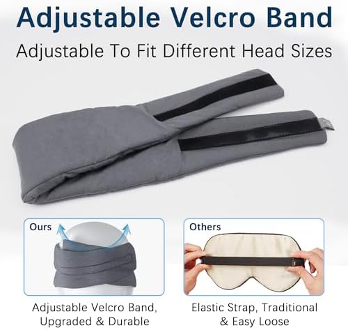 Full Coverage Sleep Mask for Sleeping, 100% Light Blocking Eye Mask - Image 3
