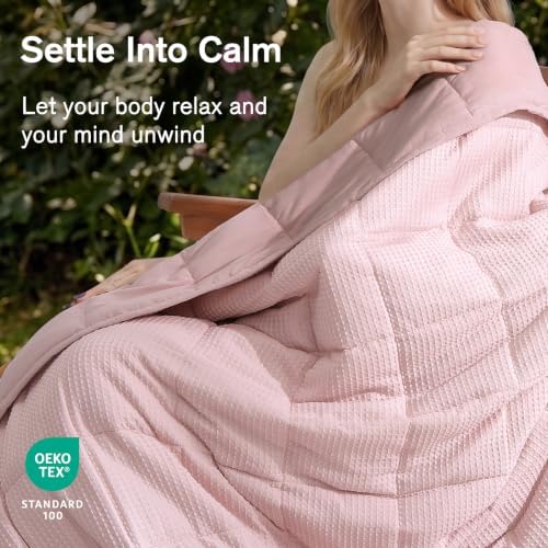 Topblan Cooling Weighted Blanket for Adults, 15lbs 48 x 72 for Summer - Image 3