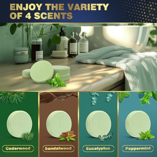 Qivatex Shower Steamers Aromatherapy for Men, Birthday Gifts for Men, Teen - Image 4