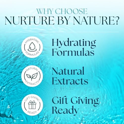 Nurture by Nature Bath Gift Set for Women - Birthday Gifts for Women, 4 Piece Vegan Spa Gift with Body Scrub, Bath Salts, Soap & Hand Cream, Self Care Christmas Gift, Gifts for Her, Gift for Mom - Image 3