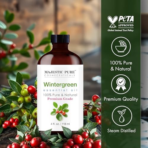 Majestic Pure Wintergreen Essential Oil for Diffuser - 4 Fl Oz - Image 2