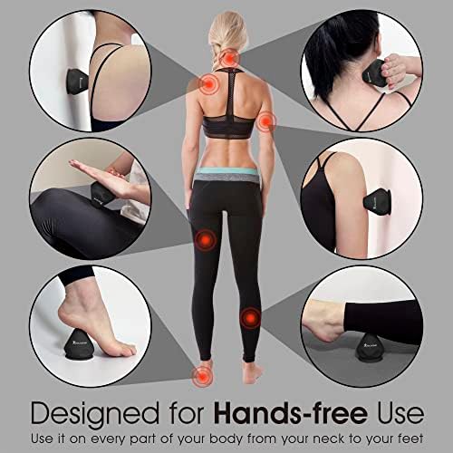 Solacium Mountable Massage Therapy Tool - Multi-Surface Suction Cup Wall Massage Tool for Sore Muscles, Myofascial Release, Stress Relief, Trigger Point and Deep Tissue Massage (Black) - Image 2