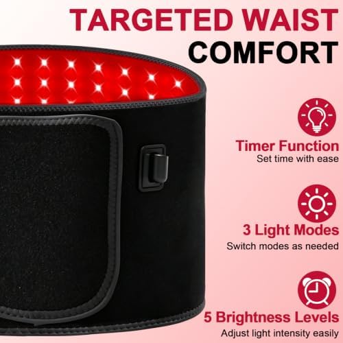 Red Light Therapy Belt for Back and Waist - Image 2