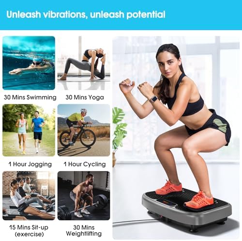 SoftGym Vibration Plate Exercise Machine for Lymphatic Drainage & Fitness - Image 4