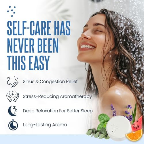 Cleverfy Shower Steamers Aromatherapy Gifts for Women and Men, 6 Tablets - Image 3