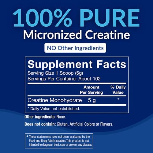BodyTech Creatine Monohydrate Powder, Unflavored, 18 Oz, 102 Servings - Image 3