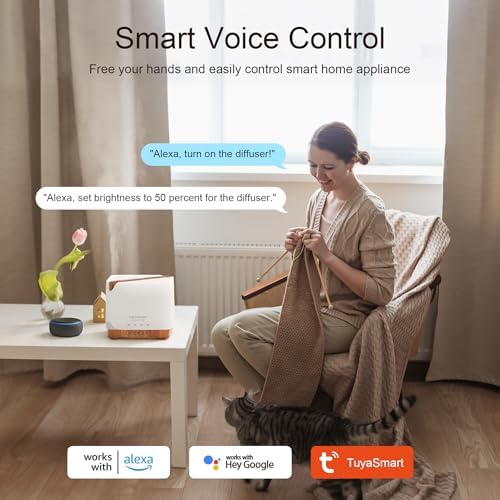 ASAKUKI Essential Oil Diffuser Smart WiFi Humidifier 700 ml - Image 2
