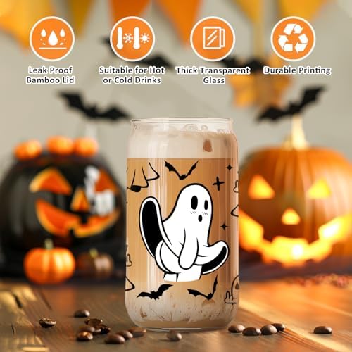 GSPY Ghost Cup, Spooky Halloween Gifts, Boo Basket Stuffers for Women, Her - Image 3