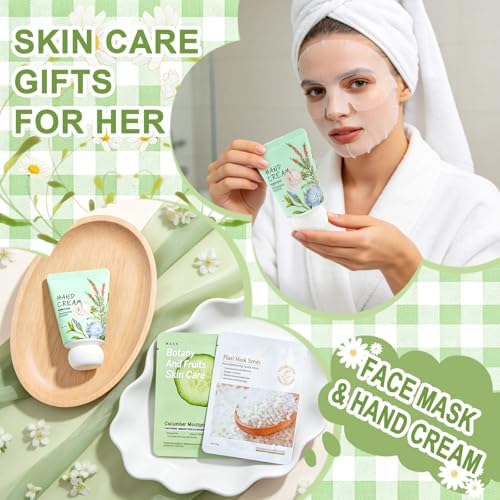 Green Birthday Gifts Basket for Teens Girl Women Self Care Get Well Soon - Image 6