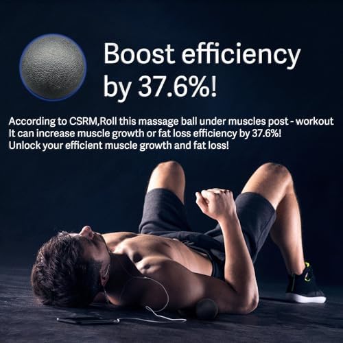 Plantar Fasciitis Relief Massage Ball – Lacrosse Ball, Foot Massage Roller & Myofascial Release Ball for Foot Pain, Trigger Point Therapy, Hard Ball for Deep Tissue & Fascia Massage - Image 6
