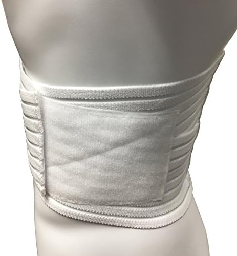 OTC Lumbosacral Support, 7-inch Lower Back, Lightweight Compression, Elastic, White, X-Large - Image 4