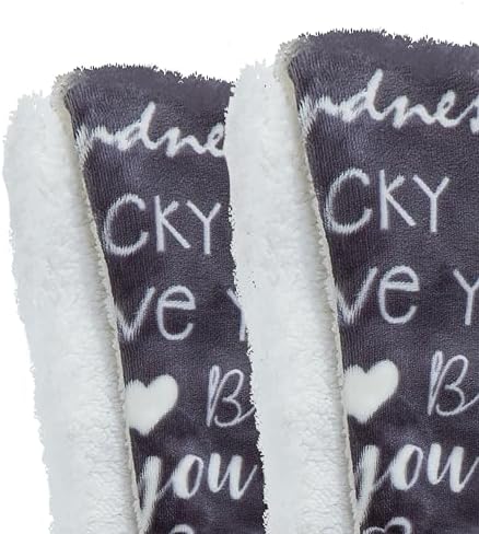 Elegant Comfort Luxury Valentine’s Day Sherpa Throw Blanket Ultra-Soft Cozy Velvet Pink Hearts Fleece Throw-Micromink Sherpa for Her, Wife, Girlfriend, Sherpa Reversible Blanket-LoveYouGray - Image 3
