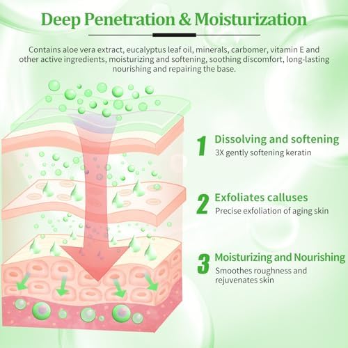 Pedicure Kit Foot Soak Set: Bubble Salt, Sugar Scrub, Massage Mask, Massage Lotion in a Box, 4 Step Foot Spa Kit for Dry Feet, Calluses and Tired Feet(1 Set Peppermint) - Image 4