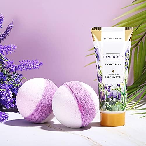 Spa Luxetique Spa Gift Baskets for Women 12 Pcs Lavender Gifts for Women - Image 5