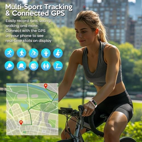 Fitness Tracker, 2026 Smart Band with Heart Rate & Blood Pressure Monitor, IP67 Waterproof Activity Tracker with Sleep Tracking & Step Counter for Men Women, Pink - Image 6