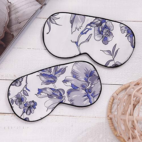 Maxfeel 100% Pure Silk Eye Mask - Sleep Eye Cover in Printed Colors (#11) - Image 3